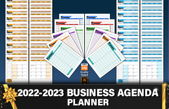 Download 2022-2023 Business Agenda Planner. KDP - Agenda Collection