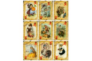 Download Printable Vintage Thanksgiving Fall Tags - Fall tags Collection