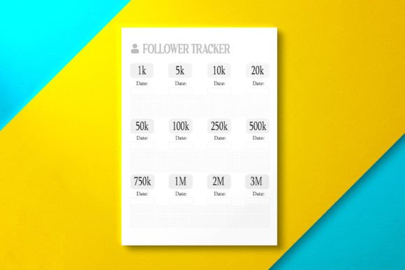 Download Follower Tracker Printable Planner - Printable planner Collection