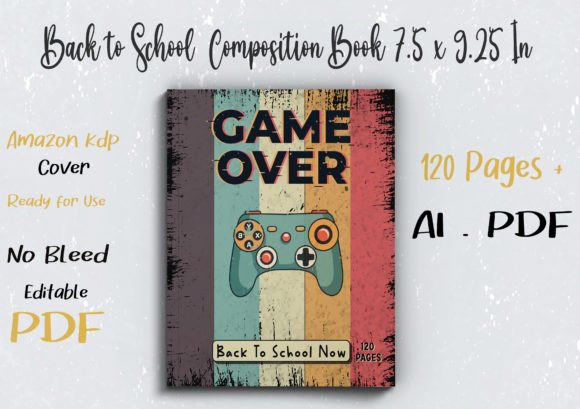 Download Game over Back to School Now ! KDP COVER - Kdp cover Collection