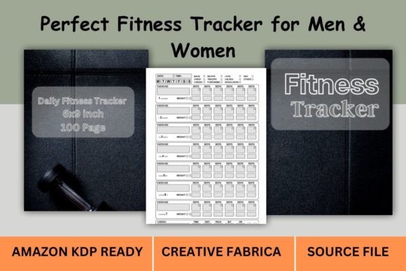 Download Daily Fitness Planner Interior Kdp+COVER - Premium Resources