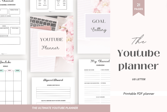 Download Youtube Printable Planner Social Media - Printable planner Collection