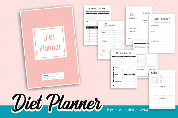 Download Diet Journal Printable Planner - Printable planner Collection
