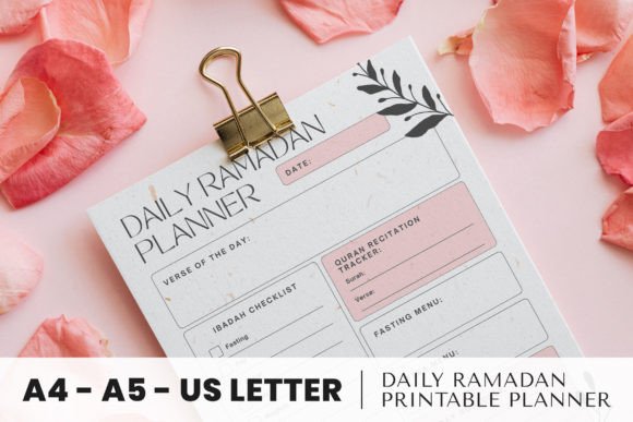 Download Daily Ramadan Printable Planner PDF - Printable planner Collection
