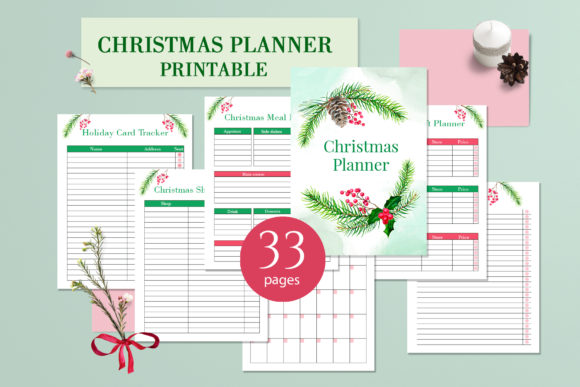 Download Christmas Printable Planner PDF - Printable planner Collection