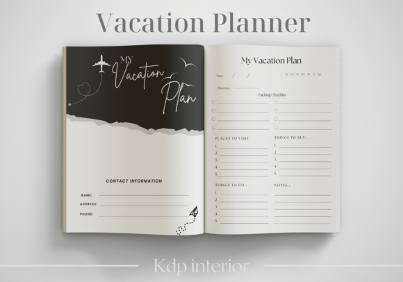 Download Vacation Planner | KDP Interior - Premium Resources