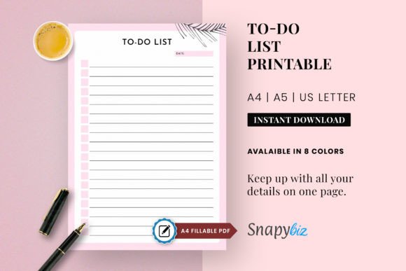 Download Fillable to Do List Printable Planner - Printable planner Collection