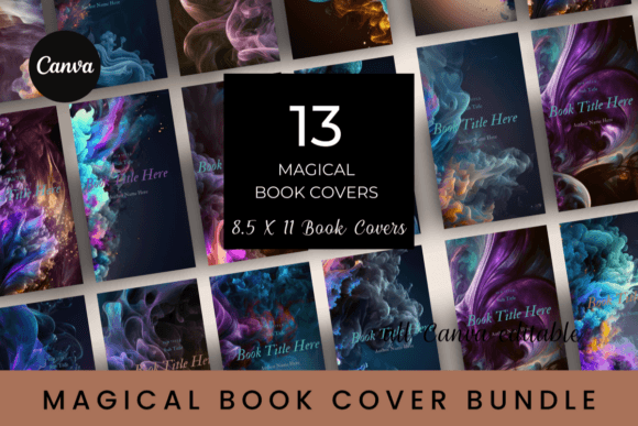 Download Magical Book Cover Bundle KDP Cover - Kdp cover Collection